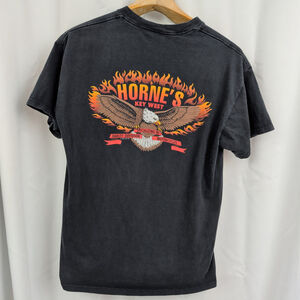 90's Vintage Horne's Key West Harley-Davidson Pocket Tee XL